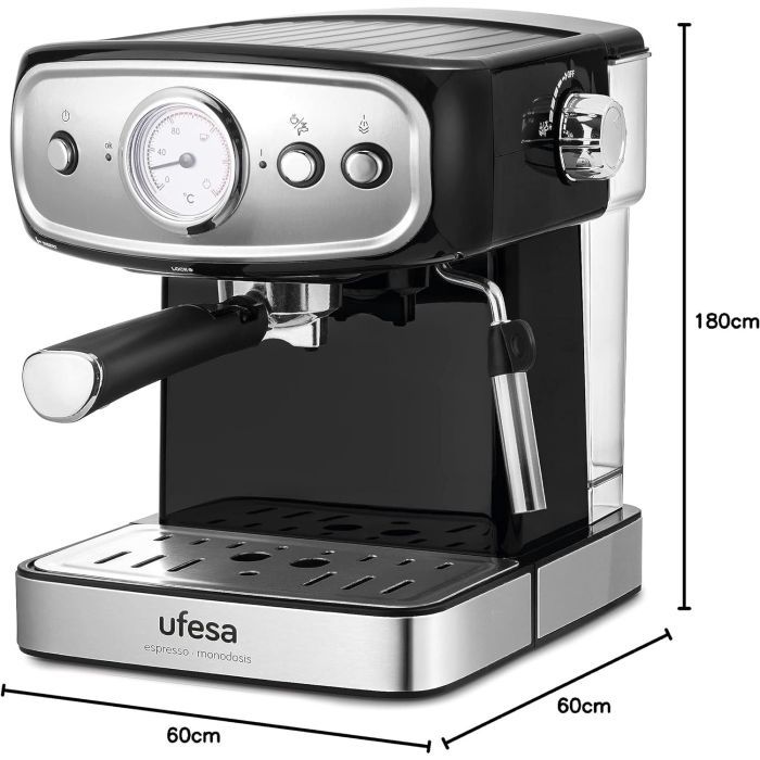 Рожковая кофеварка эспрессо Ufesa CE7244 BRESCIA (71705061) изображение 7