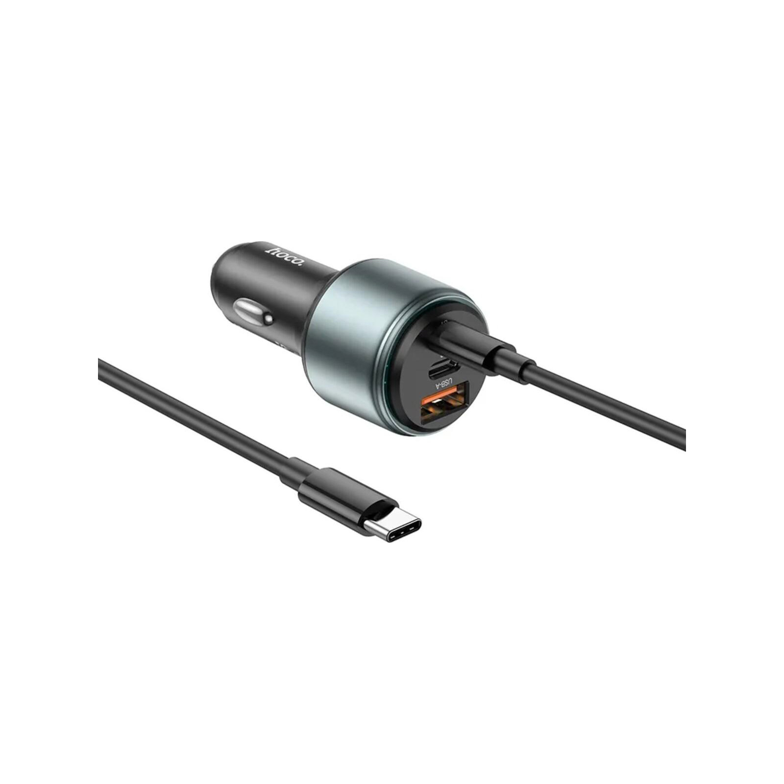 Зарядное устройство HOCO NZ9 charger set(C to C) USB-A/Type-C Black (6931474795120) изображение 2