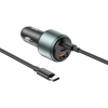 Зарядний пристрій HOCO NZ9 charger set(C to C) USB-A/Type-C Black (6931474795120) зображення 2