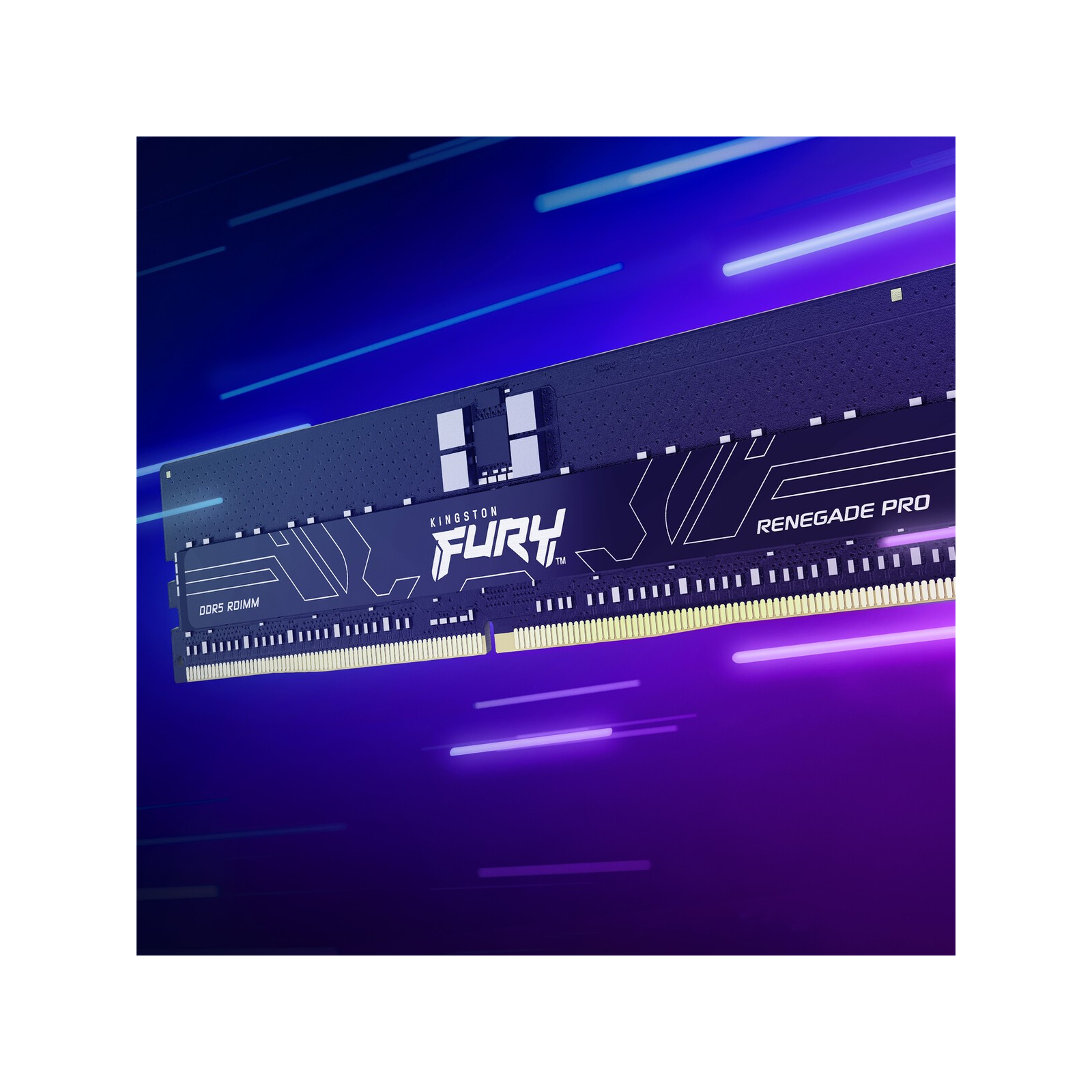 Модуль памяти для сервера Kingston 128GB 6000MT/s DDR5 ECC Reg CL32 DIMM (Kit of 4) FURY Renegade Pro EXPO (KF560R32RBEK4-128) изображение 5