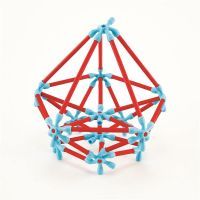 Конструктор Hape Flexistix Креативные фигуры 133 детали бамбуковый (E5565)