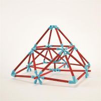 Конструктор Hape Flexistix Креативные фигуры 133 детали бамбуковый (E5565) изображение 4