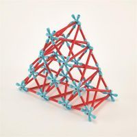 Конструктор Hape Flexistix Креативные фигуры 133 детали бамбуковый (E5565) изображение 6