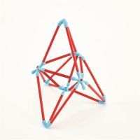 Конструктор Hape Flexistix Креативные фигуры 133 детали бамбуковый (E5565) изображение 7