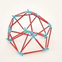 Конструктор Hape Flexistix Креативные фигуры 133 детали бамбуковый (E5565) изображение 8