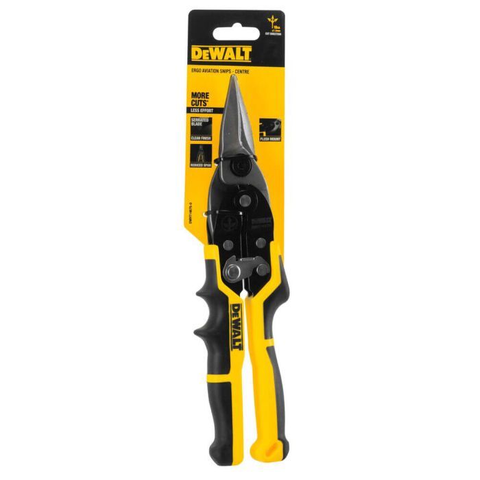 Ножницы по металлу DeWALT ERGO Aviation прямые, L=250мм (DWHT14675-0) изображение 6