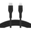Дата кабель USB-С to Lightning 1.0m Belkin (CAA009BT1MBK) зображення 4