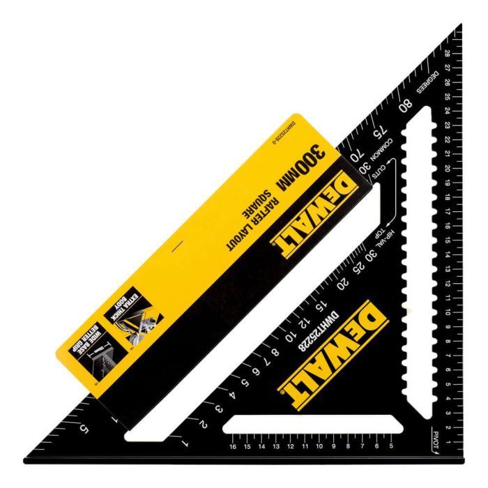 Косинець DeWALT для покрівельних робіт, металевий, 180х180 мм (DWHT25227-0)