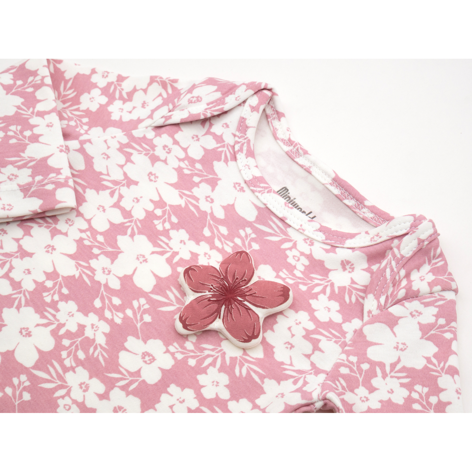 Набор детской одежды Miniworld с цветочками (16350-68G-pink) изображение 6