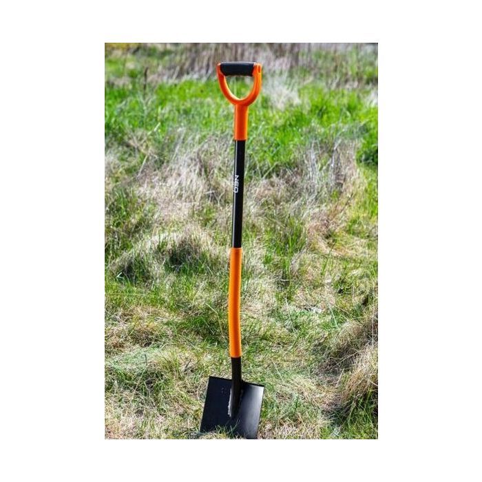 Лопата Neo Tools штыковая прямая, рукоятка металлическая D-образная, 125см, 2.12кг (95-007) изображение 2