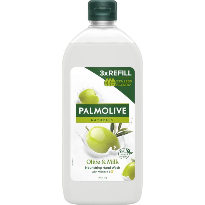 Рідке мило Palmolive Naturals Інтенсивне зволоження Молочко та оливка дой-пак 500 мл (8003520039545)