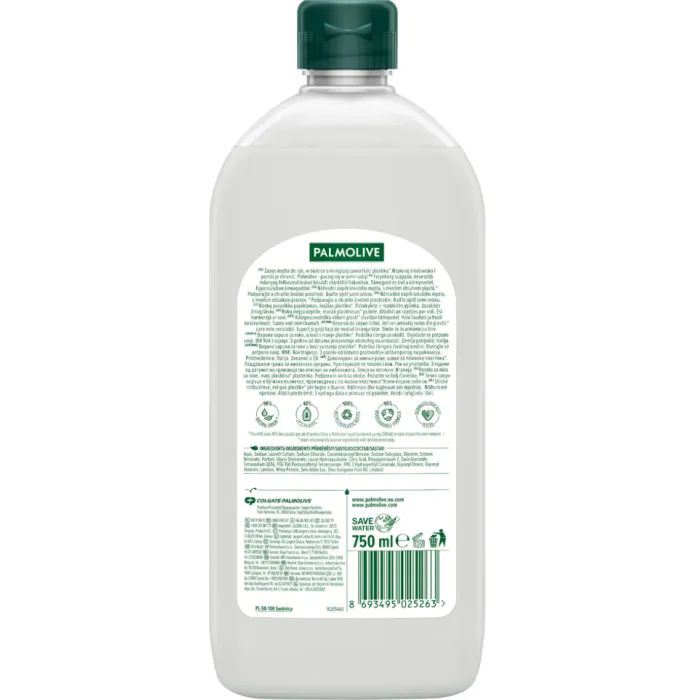 Рідке мило Palmolive Naturals Інтенсивне зволоження Молочко та оливка дой-пак 500 мл (8003520039545) зображення 2