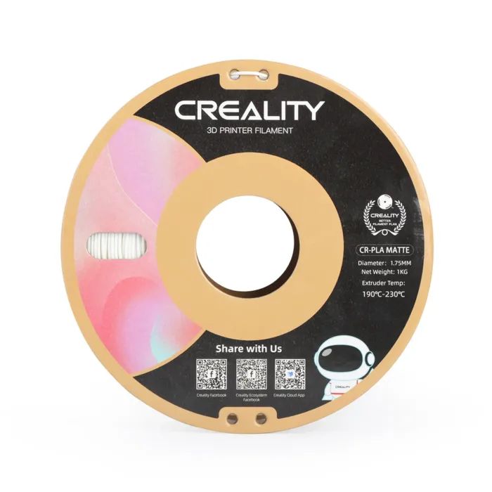 Пластик для 3D-принтера Creality PLA matte 1кг, 1.75мм, black (3301010297) изображение 3