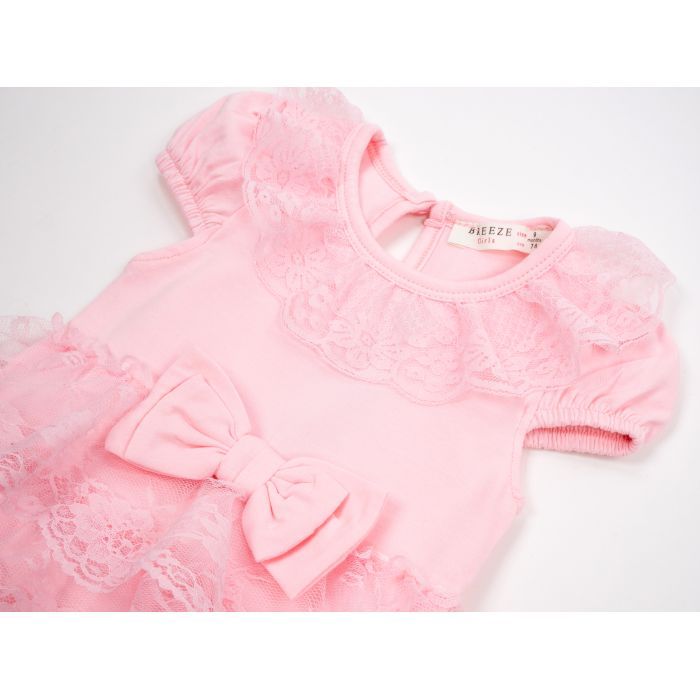 Боди детское Breeze песочник с рюшем (14298-92G-pink) изображение 3