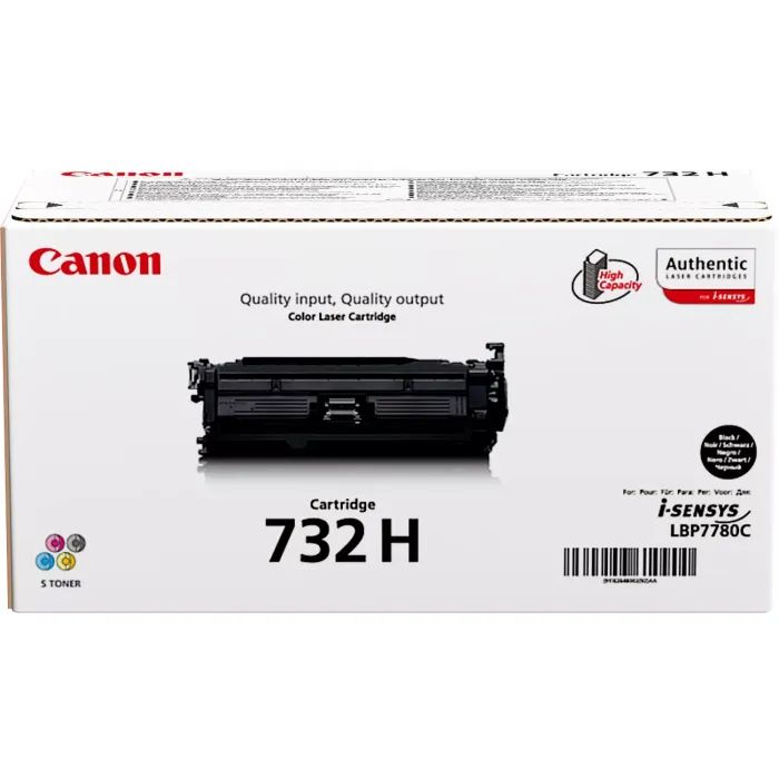 Картридж Canon 732H BK для LBP7780 black (6264B002) изображение 2