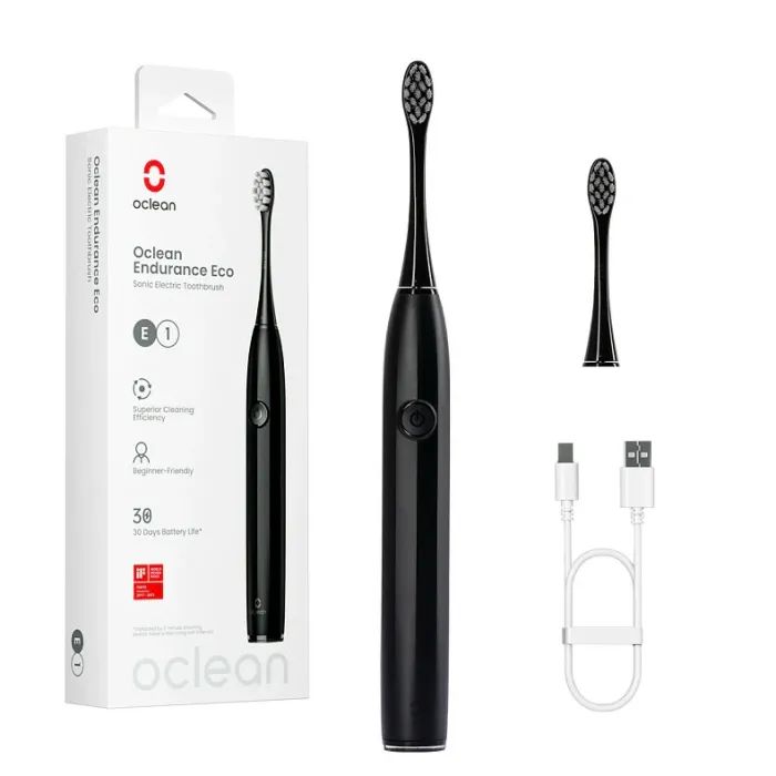 Электрическая зубная щетка Oclean Endurance Eco Electric Toothbrush Black (6970810553321)