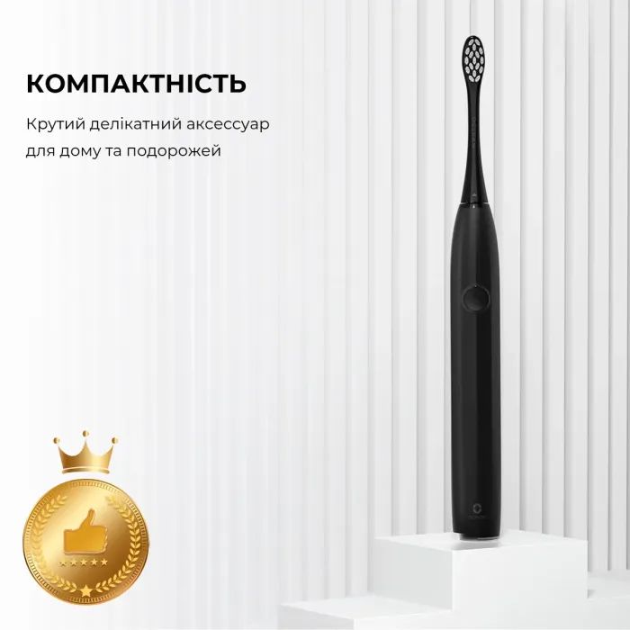 Электрическая зубная щетка Oclean Endurance Eco Electric Toothbrush Black (6970810553321) изображение 5