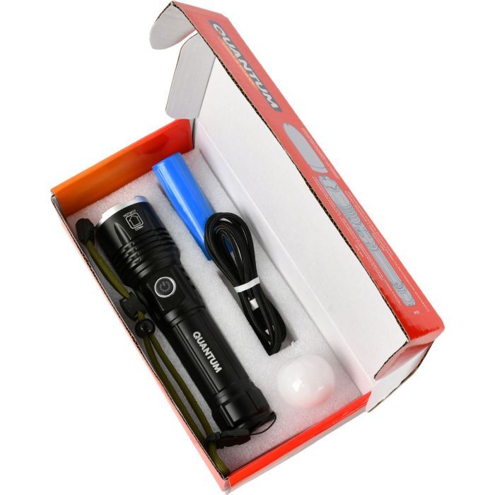 Ліхтар Quantum Solid Highlight 10W LED + дімер з функцією Power Bank (QM-FL1021-CB) зображення 5