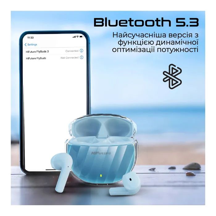 Наушники HiFuture FlyBuds3 Black (flybuds3.black) изображение 2