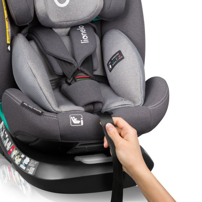 Автокресло Lionelo Bastiaan One I-size Grey Stone (LO-BASTIAAN ONE I-SIZE GREY STONE) изображение 11
