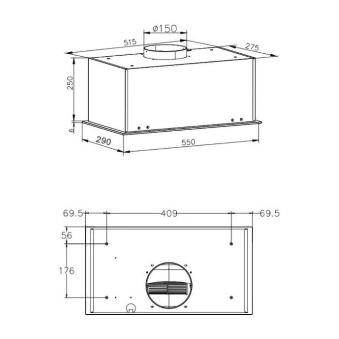 Витяжка кухонна Hansa OMP6553WGH зображення 4