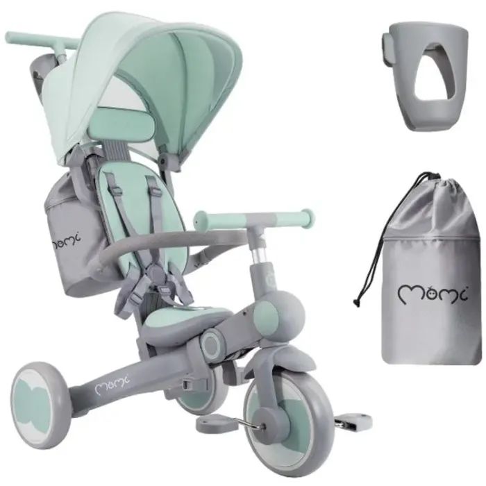 Дитячий велосипед MoMi Solivia green 4 в 1 (ROTR00018)