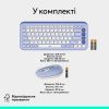 Комплект Logitech POP Icon Combo Bluetooth UA Lilac (920-013078) зображення 9