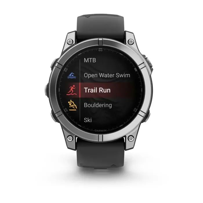 Смарт-годинник Garmin fenix E, 47mm, Stainless Steel/Black, GPS (010-03025-00) зображення 2