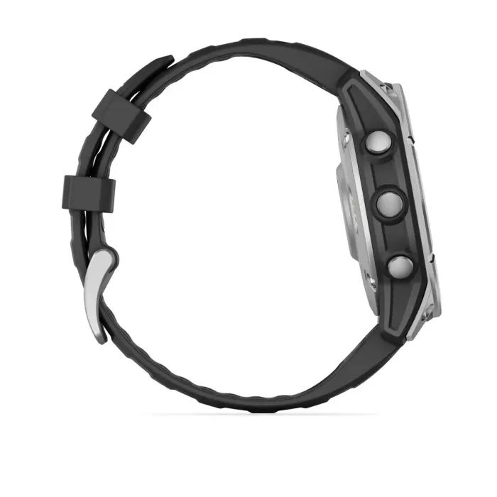 Смарт-годинник Garmin fenix E, 47mm, Stainless Steel/Black, GPS (010-03025-00) зображення 4