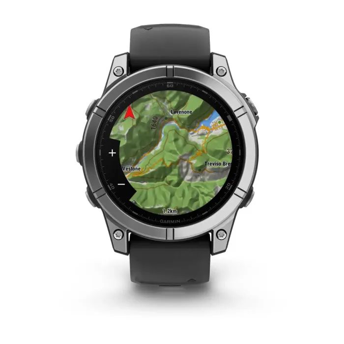 Смарт-годинник Garmin fenix E, 47mm, Stainless Steel/Black, GPS (010-03025-00) зображення 7