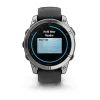 Смарт-годинник Garmin fenix E, 47mm, Stainless Steel/Black, GPS (010-03025-00) зображення 9