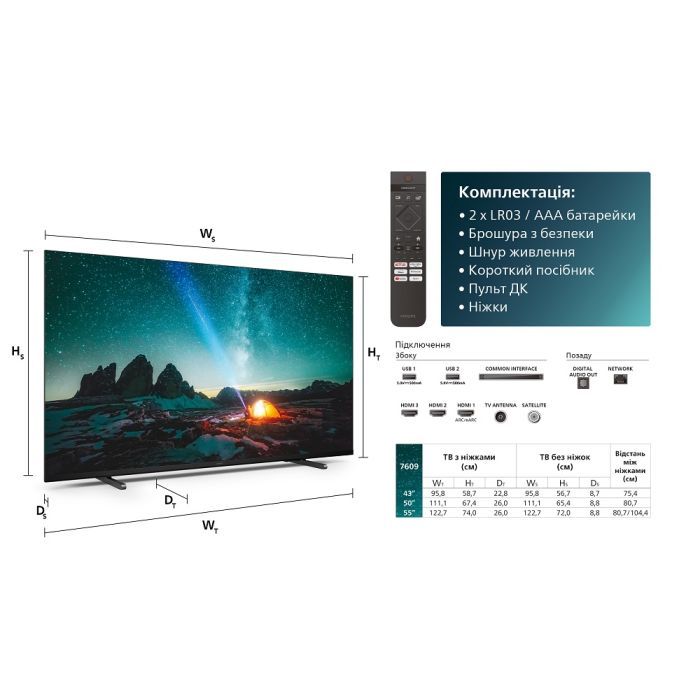 Телевизор Philips 55PUS7609/12 изображение 5