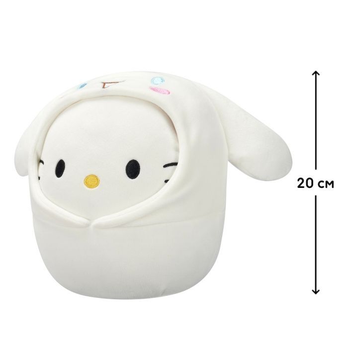М'яка іграшка Squishmallows Хелоу Кітті в образі Сіннаморолл 20 см (SQSN00389) зображення 5
