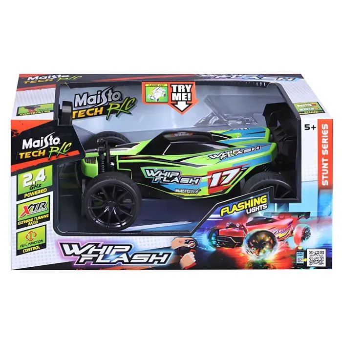 Радиоуправляемая игрушка Maisto WhipFlash Зеленая (светящийся корпус) (81791 green) изображение 9