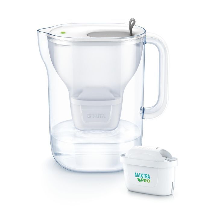 Фильтр-кувшин Brita Style XL LED MXPro 3.6л (2.3л очищеної води) з фільтр-картриджем, сірий (1052803)