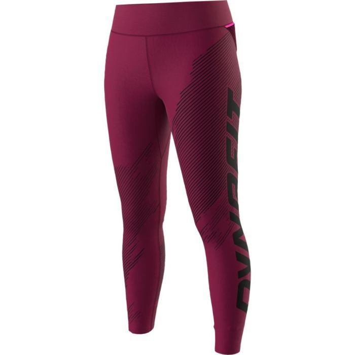 Штани Dynafit Ultra Graphic Long Tights Wms 71441 6212 - M - бордовий (016.002.2385)