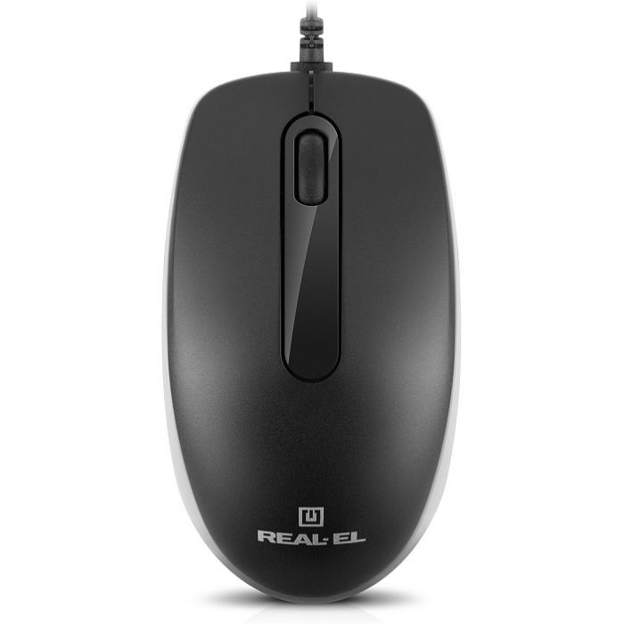 Мышка REAL-EL RM-217 USB Black/Gray (EL123200038) изображение 7