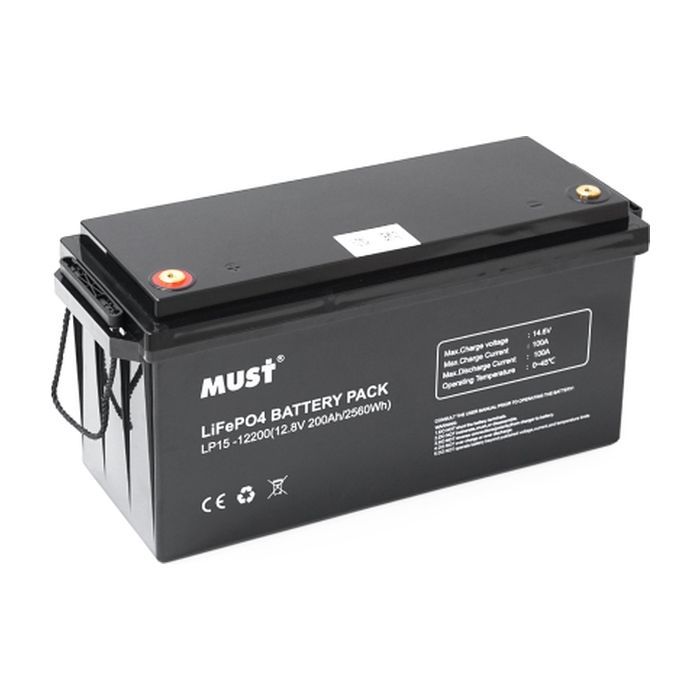 Батарея LiFePo4 Must 12.8V - 200Ah (LP15-12200)
