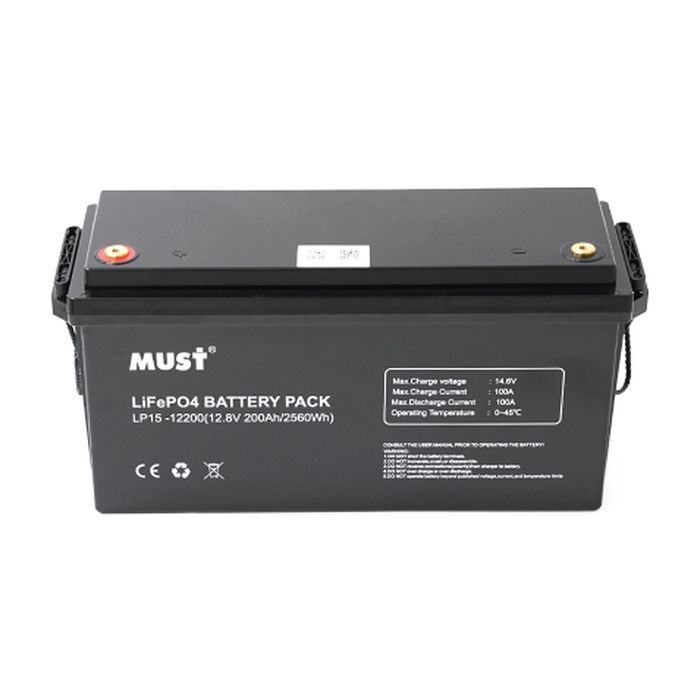 Батарея LiFePo4 Must 12.8V - 200Ah (LP15-12200) изображение 2