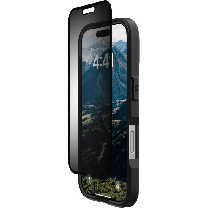 Пленка защитная UAG iPhone 16 Pro Removable Privacy Glass - Tint (14436811NA) изображение 4