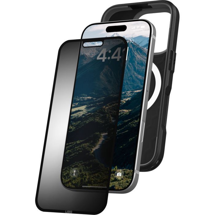 Пленка защитная UAG iPhone 16 Pro Removable Privacy Glass - Tint (14436811NA) изображение 5