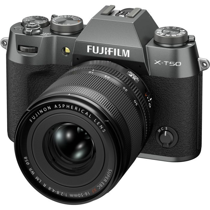 Цифровой фотоаппарат Fujifilm X-T50 + XF16-50mmF2.8-4.8 R LM WR Kit Charcoal silver (16828650)