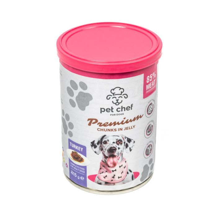 Влажный корм для собак Pet Chef С индейкой 800 г (4820255193670) изображение 3