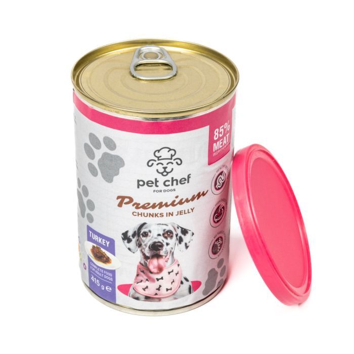 Влажный корм для собак Pet Chef С индейкой 800 г (4820255193670) изображение 5