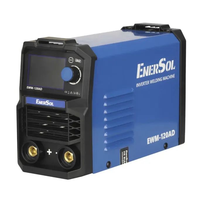 Зварювальний апарат Enersol інверторний, 20-120 A, 5.1 кВт, 2.8 кг (EWM-120AD)