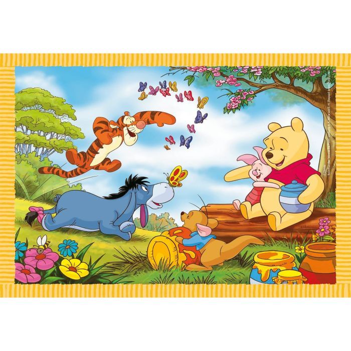 Пазл Clementoni 4 в 1 Winnie the Pooh, 12,16,20 та 24 елементи (21514) зображення 2