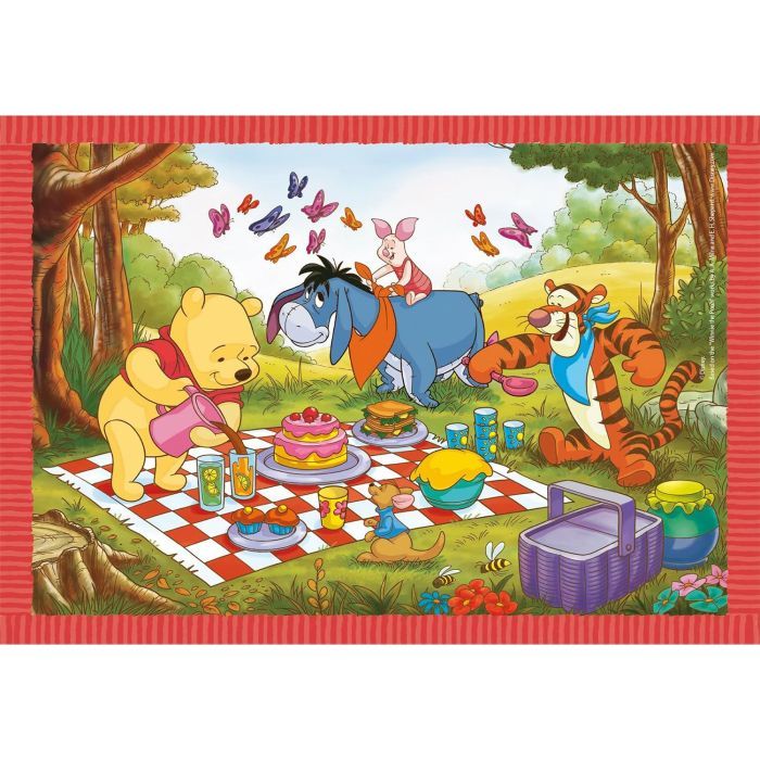 Пазл Clementoni 4 в 1 Winnie the Pooh, 12,16,20 та 24 елементи (21514) зображення 4