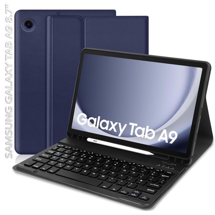 Чехол для планшета BeCover Keyboard Samsung Tab A9 SM-X115 8.7" Light Blue (712358)