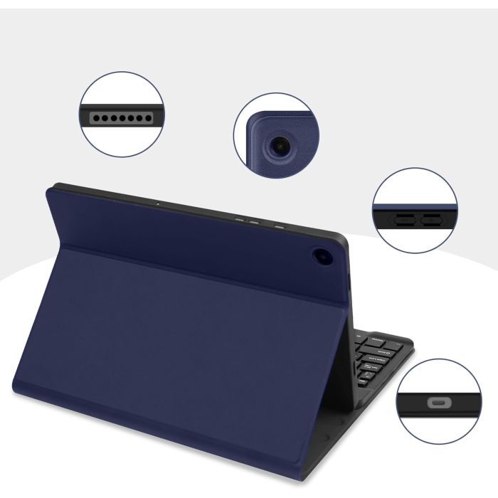 Чехол для планшета BeCover Keyboard Samsung Tab A9 SM-X115 8.7" Light Blue (712358) изображение 2