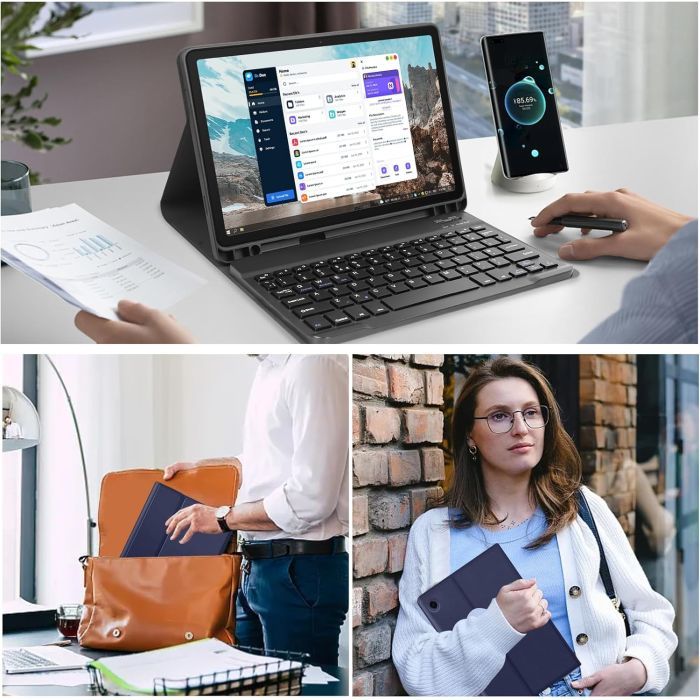 Чехол для планшета BeCover Keyboard Samsung Tab A9 SM-X115 8.7" Light Blue (712358) изображение 5